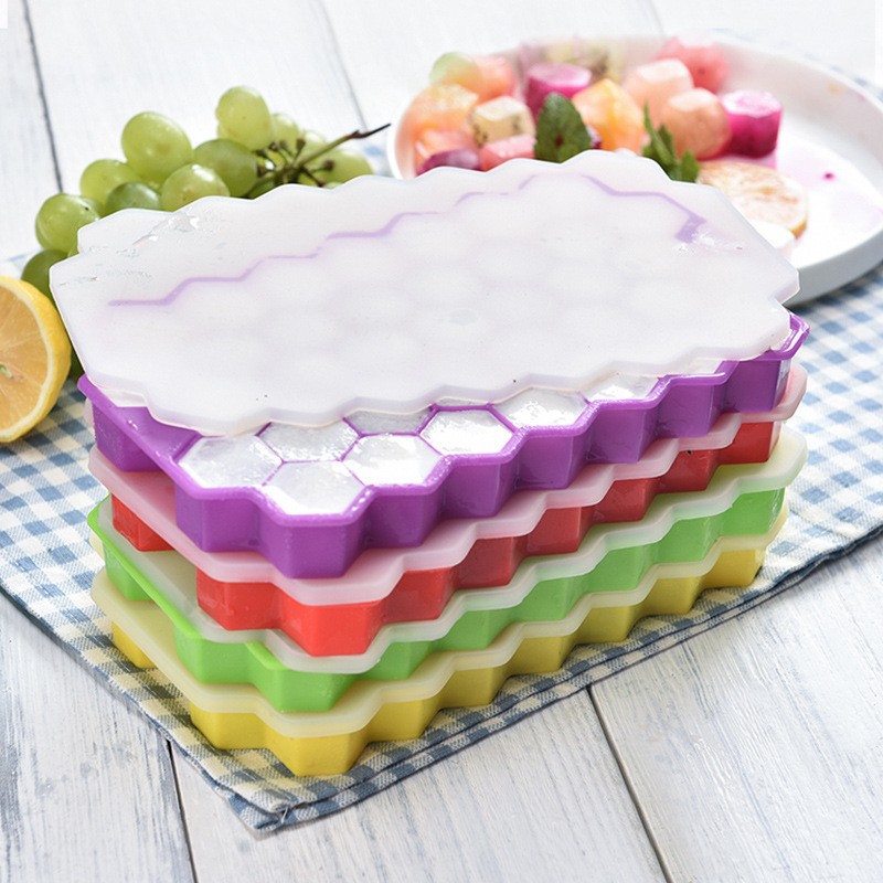 Commercial Kitchen Utensil Organizer - 37 Grids Silicone Ice Grid Ball
