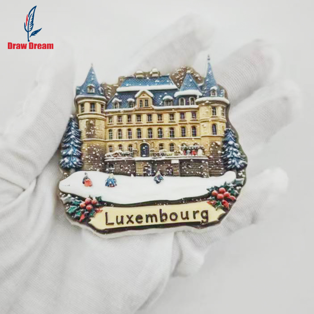 Commercial Kitchen Fridge - 1Pc Luxembourg Refrigerator Magnet, World Travel