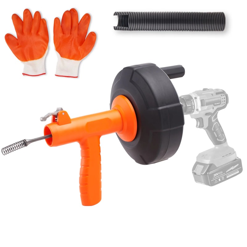 Commercial Kitchen Manufacturers - Drain Cleaner Machine 25FT Automatic Tube