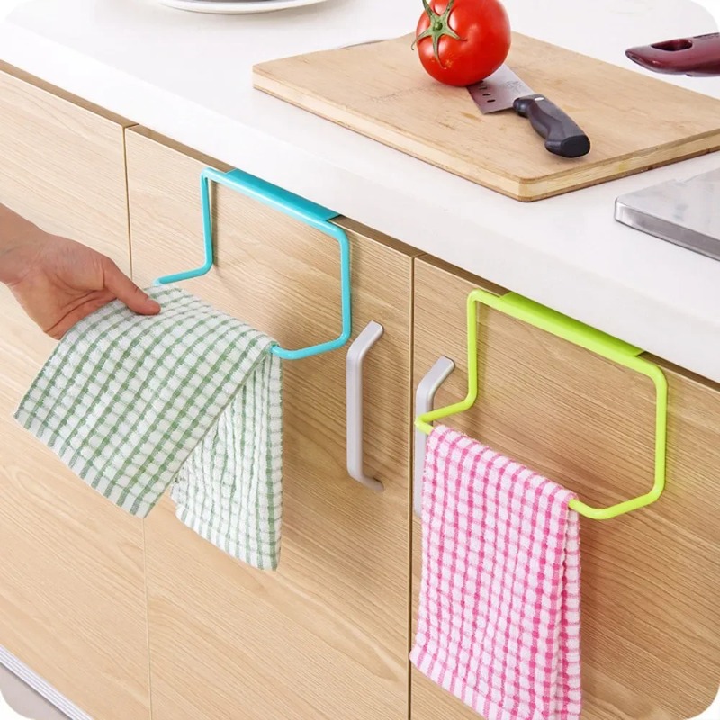 Commercial Kitchen Utensil Organizer - 1PC Plastic Hanging Holder Towel Rack