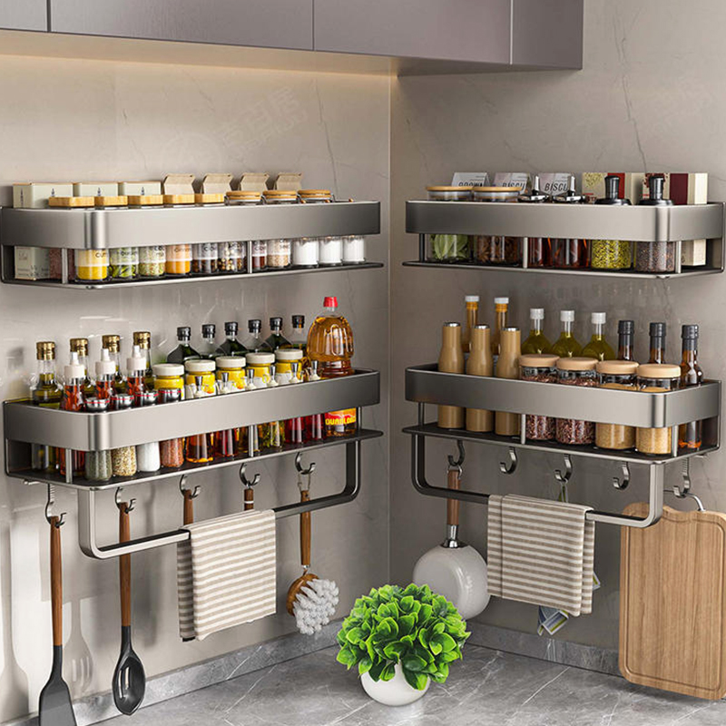 Commercial Kitchen Utensil Organizer - Aluminum Kitchen Rack Kitchen Shelf Toilet