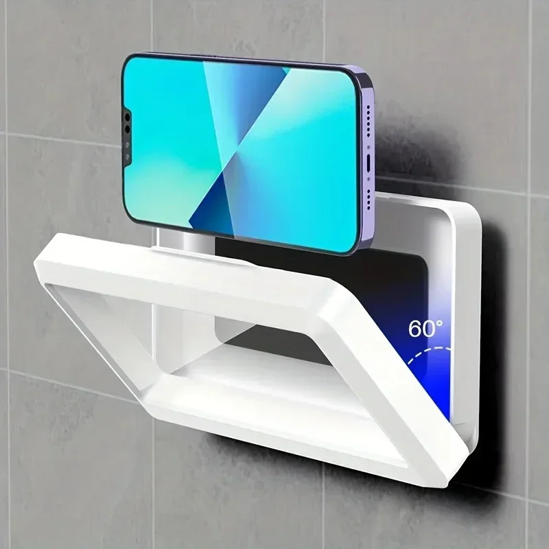 Commercial Kitchen Utensil Organizer - Waterproof Bathroom Wall-mounted Mobile Phone Box