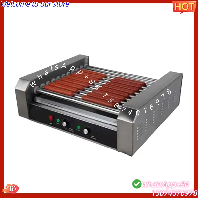 Hot Dog Roller Grill - 2026 11 Roller Commercial Electric Sauage