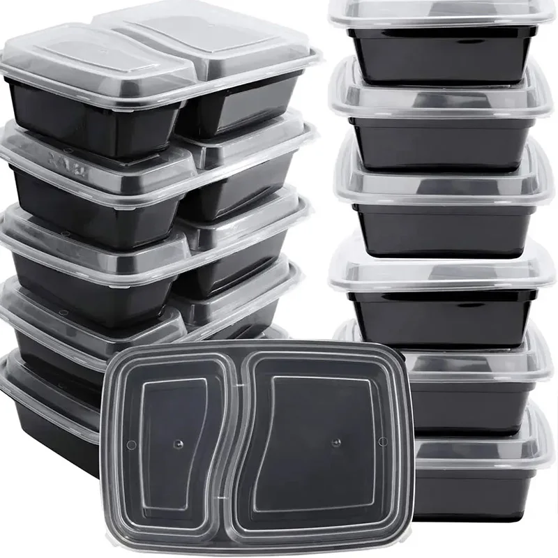 Commercial Kitchen Utensil Organizer - 10 Sets Disposable Food Boxes with