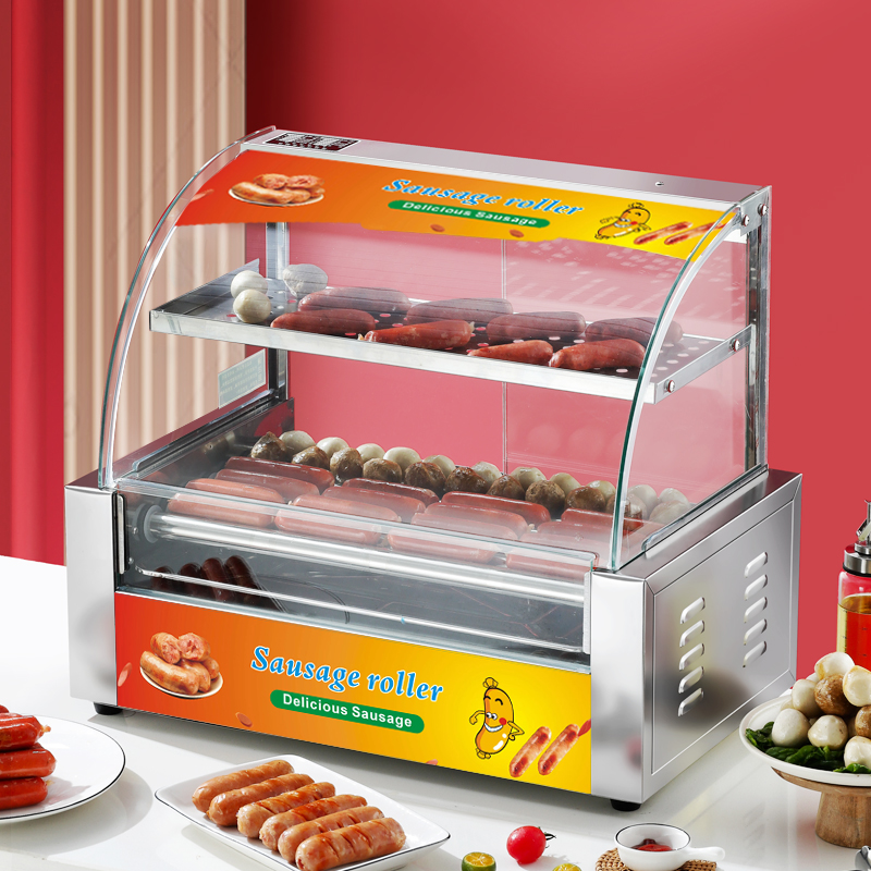 Electric Stainless Steel Hot D - đánh giá và giá Hot Dog Roller Grill