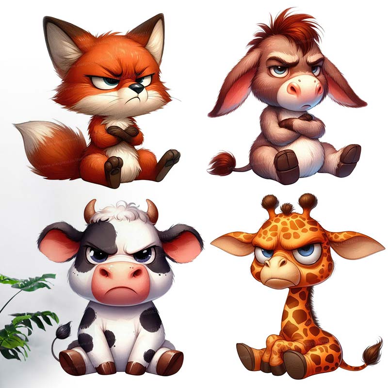 Grumpy Animals Wall Sticker Li - đánh giá và giá Commercial Kitchen Fridge