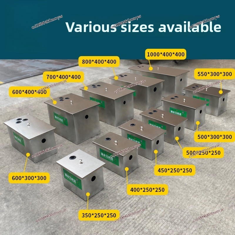 Stainless Steel Oil-water Sepa - đánh giá và giá Commercial Kitchen Grease Trap