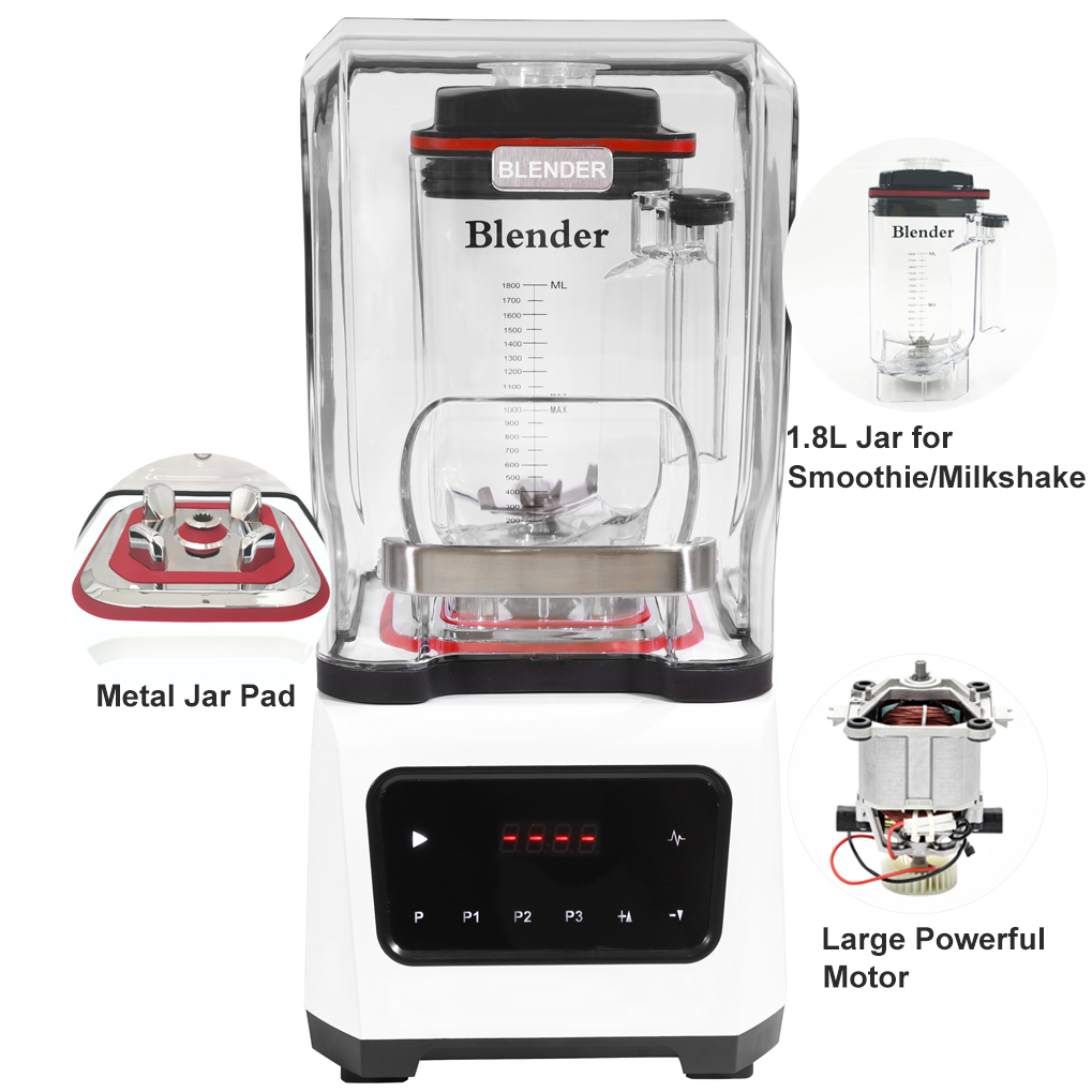 High Power 1.8L Commercial Kit - đánh giá và giá Commercial Blender Heavy Duty