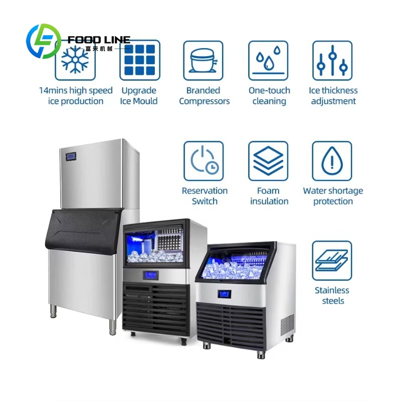 Commercial Ice Cube Maker Mach - đánh giá và giá Commercial Kitchen Refrigerator