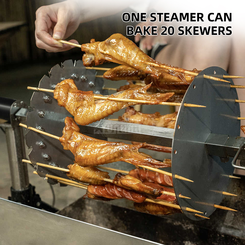 Electric Rotating Barbecue Gri - đánh giá và giá Hot Dog Roller Grill