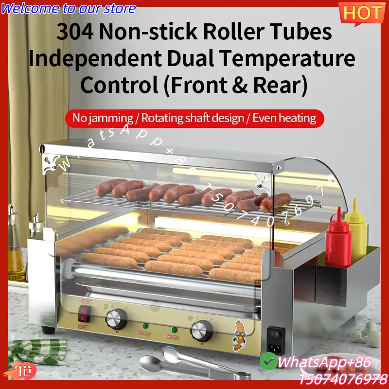 2026 Temp Control BBQ Machine  - đánh giá và giá Hot Dog Roller Grill