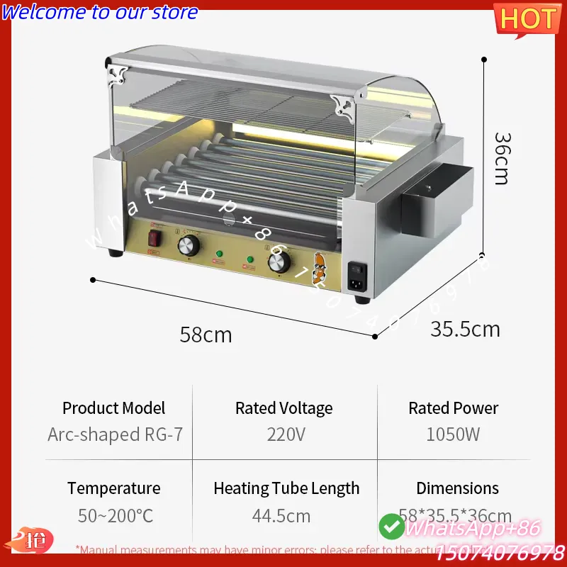 2026 Temp Control BBQ Machine  - đánh giá và giá Hot Dog Roller Grill