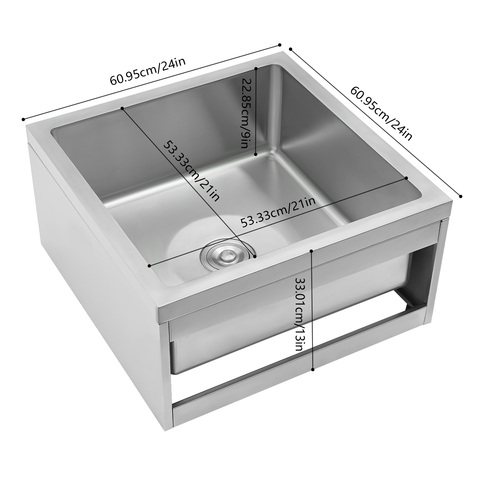 Stainless Steel Floor Mop Sink - đánh giá và giá Commercial Kitchen Deep Cleaning