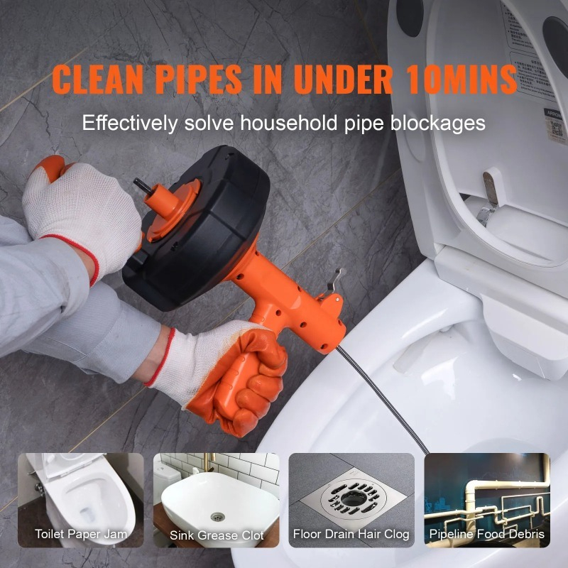 Drain Cleaner Machine 25FT Aut - đánh giá và giá Commercial Kitchen Manufacturers
