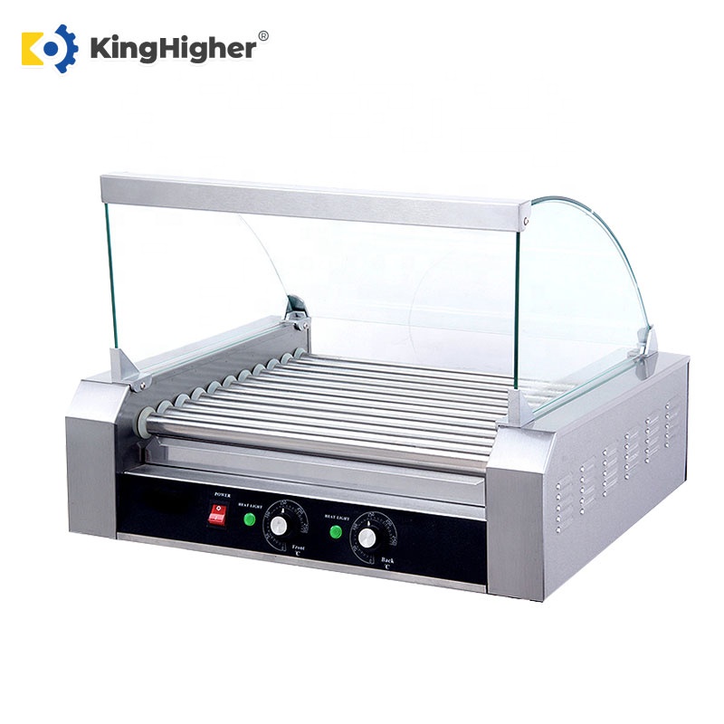 New Commercial Hot Dog 11 Roll - đánh giá và giá Hot Dog Roller Grill