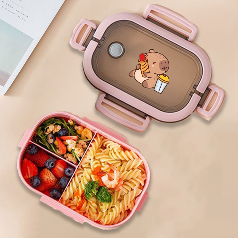 Capybara Bento Lunch Box Anime - đánh giá và giá Commercial Kitchen Utensil Organizer