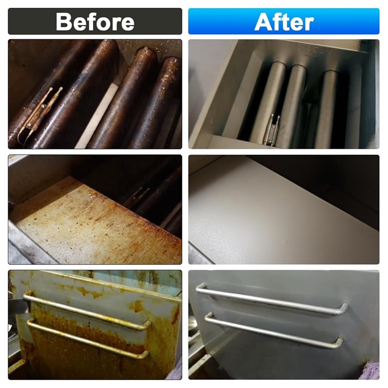 ABUN-Deep Fryer Cleaner Brush  - đánh giá và giá Commercial Kitchen Deep Cleaning