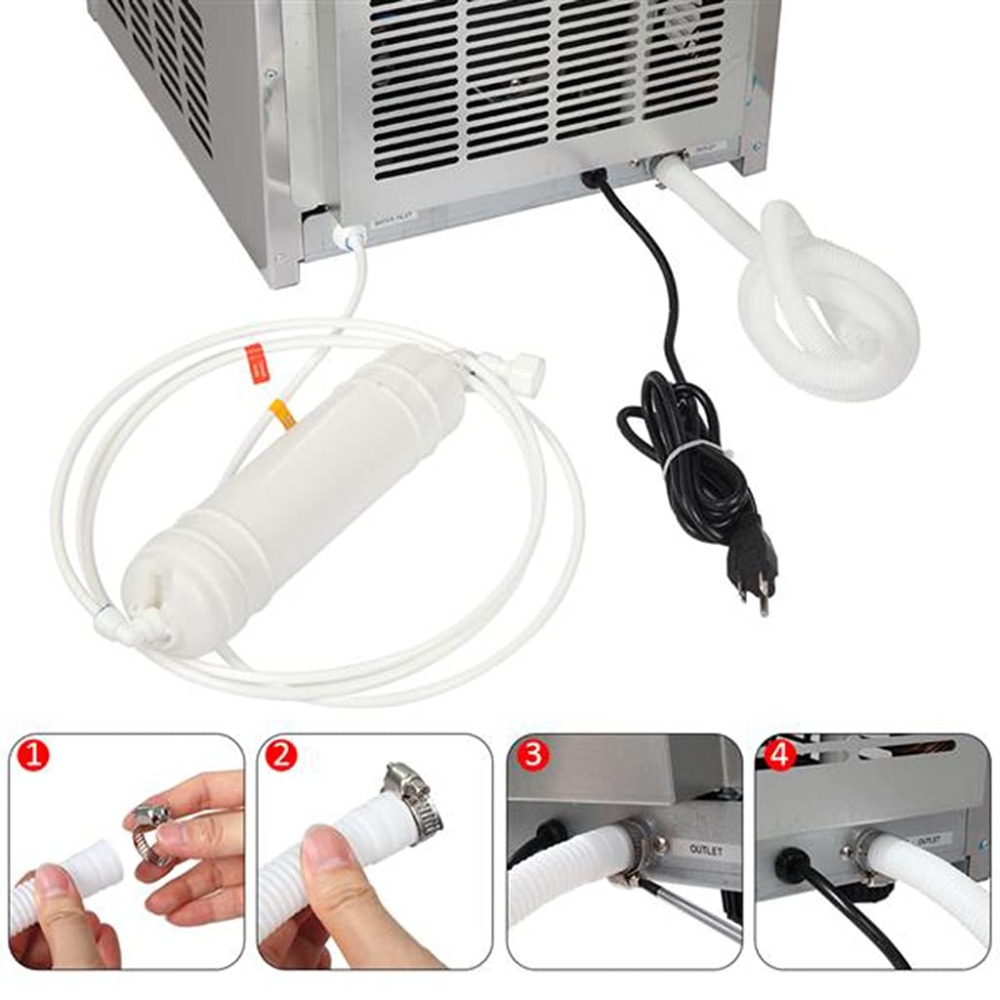 Commercial Ice Maker 110Lbs/24 - đánh giá và giá Commercial Ice Maker