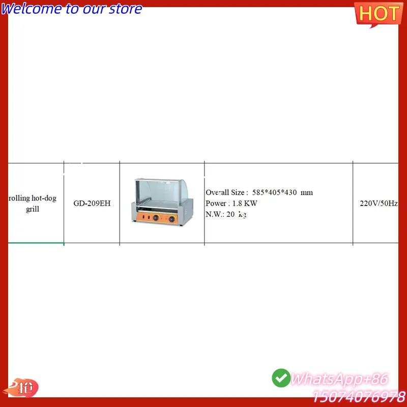2026 Street Food Electric Cook - đánh giá và giá Hot Dog Roller Grill