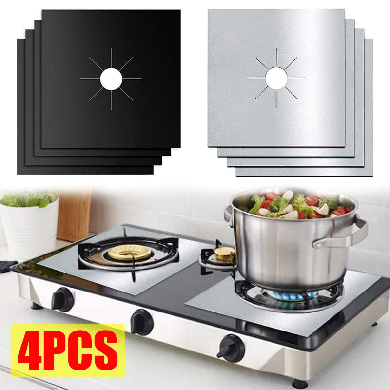1/4PCS Gas Stove Protector Coo - đánh giá và giá Commercial Kitchen Hood Installation