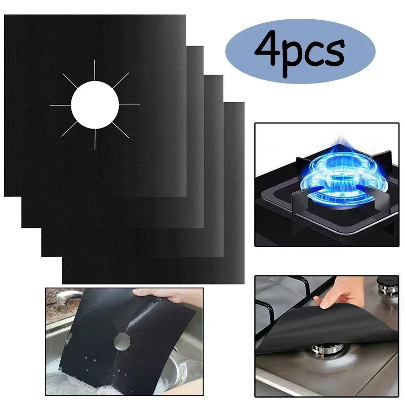 1/4PCS Gas Stove Protector Coo - đánh giá và giá Commercial Kitchen Hood Installation