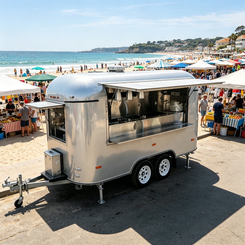 Stainless Steel Food Trailer M - đánh giá và giá Commercial Kitchen Layouts