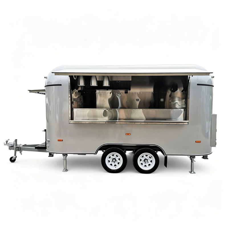 Stainless Steel Food Trailer M - đánh giá và giá Commercial Kitchen Layouts