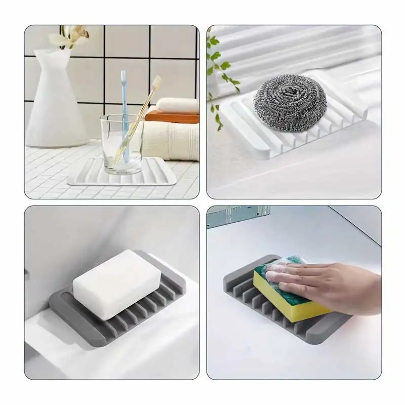 New 1PC Silicone Draining Soap - đánh giá và giá Commercial Kitchen Utensil Organizer