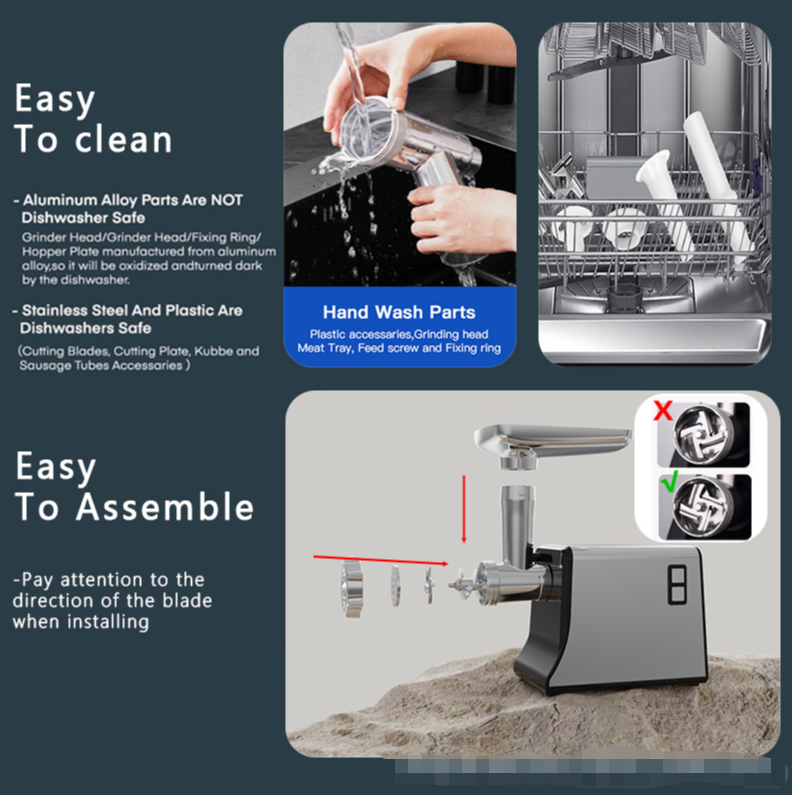 Electric Meat Grinder Stainles - đánh giá và giá Meat Slicer Machine