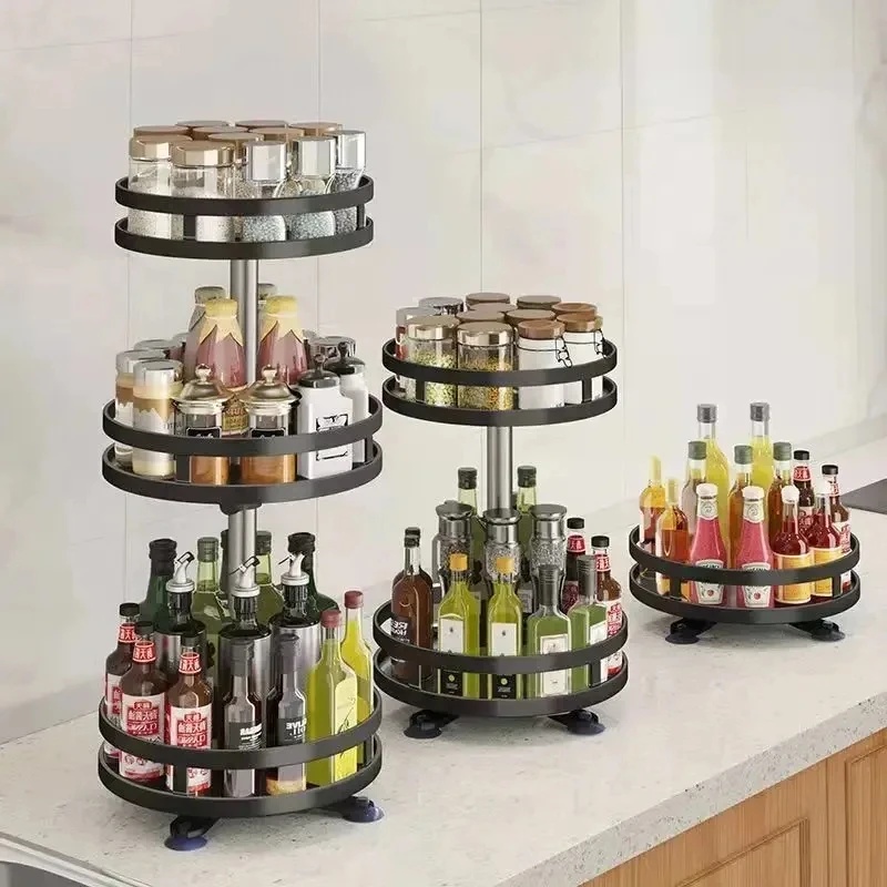 360° Degree Rotatable Spice Tu - đánh giá và giá Commercial Kitchen Utensil Organizer