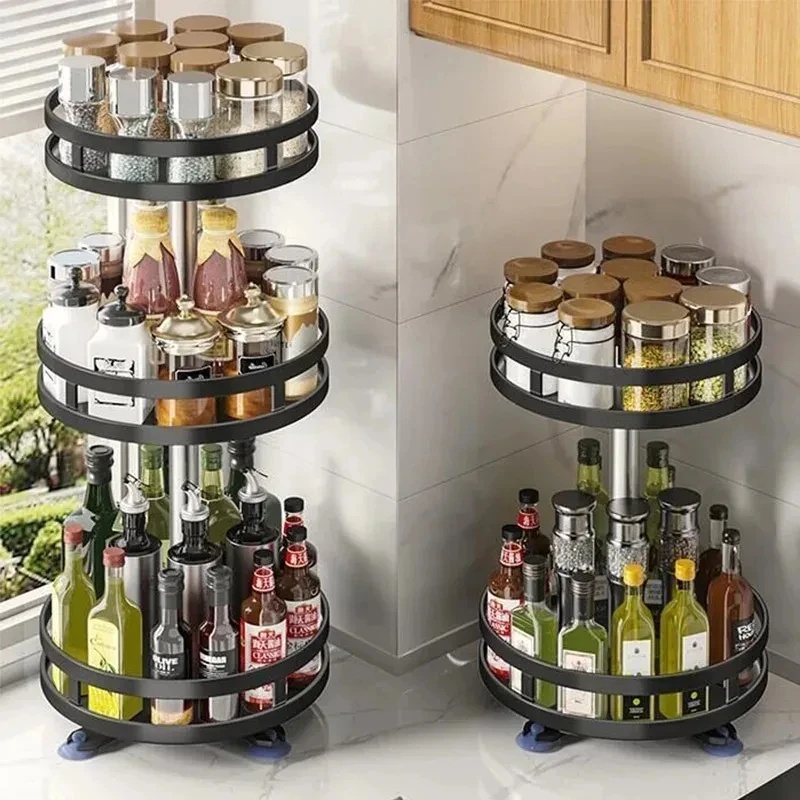360° Degree Rotatable Spice Tu - đánh giá và giá Commercial Kitchen Utensil Organizer