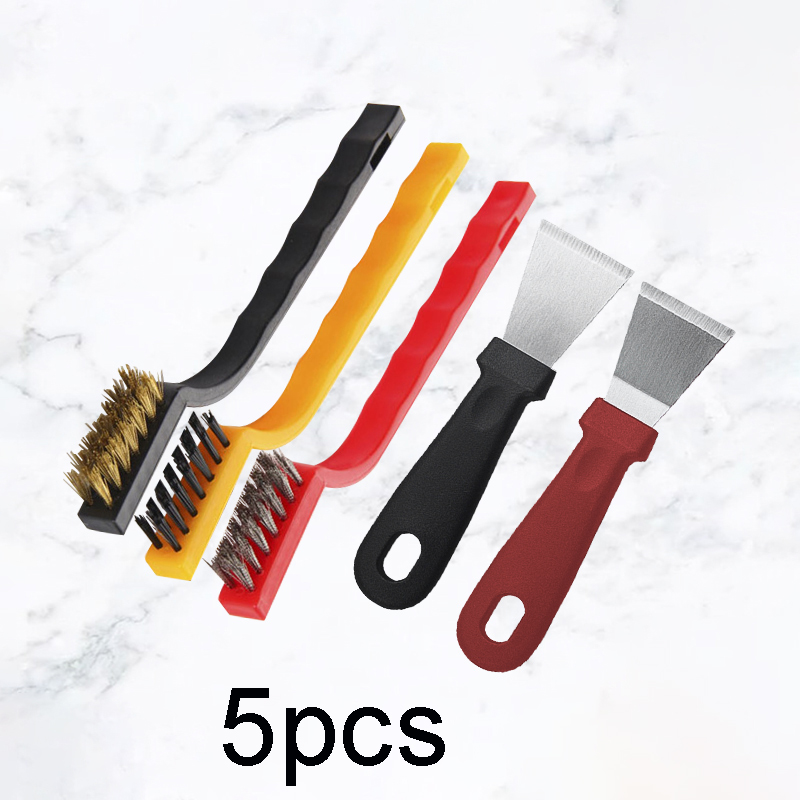 5-Piece Kitchen Cleaning Brush - đánh giá và giá Commercial Kitchen Hood Installation