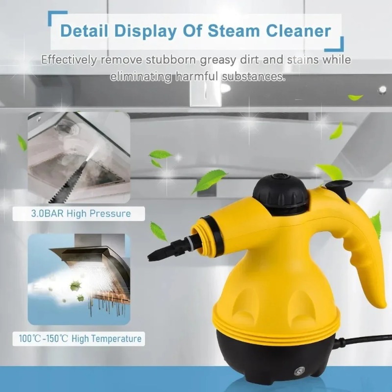 1500W High Temp Handheld Steam - đánh giá và giá Commercial Kitchen Deep Cleaning