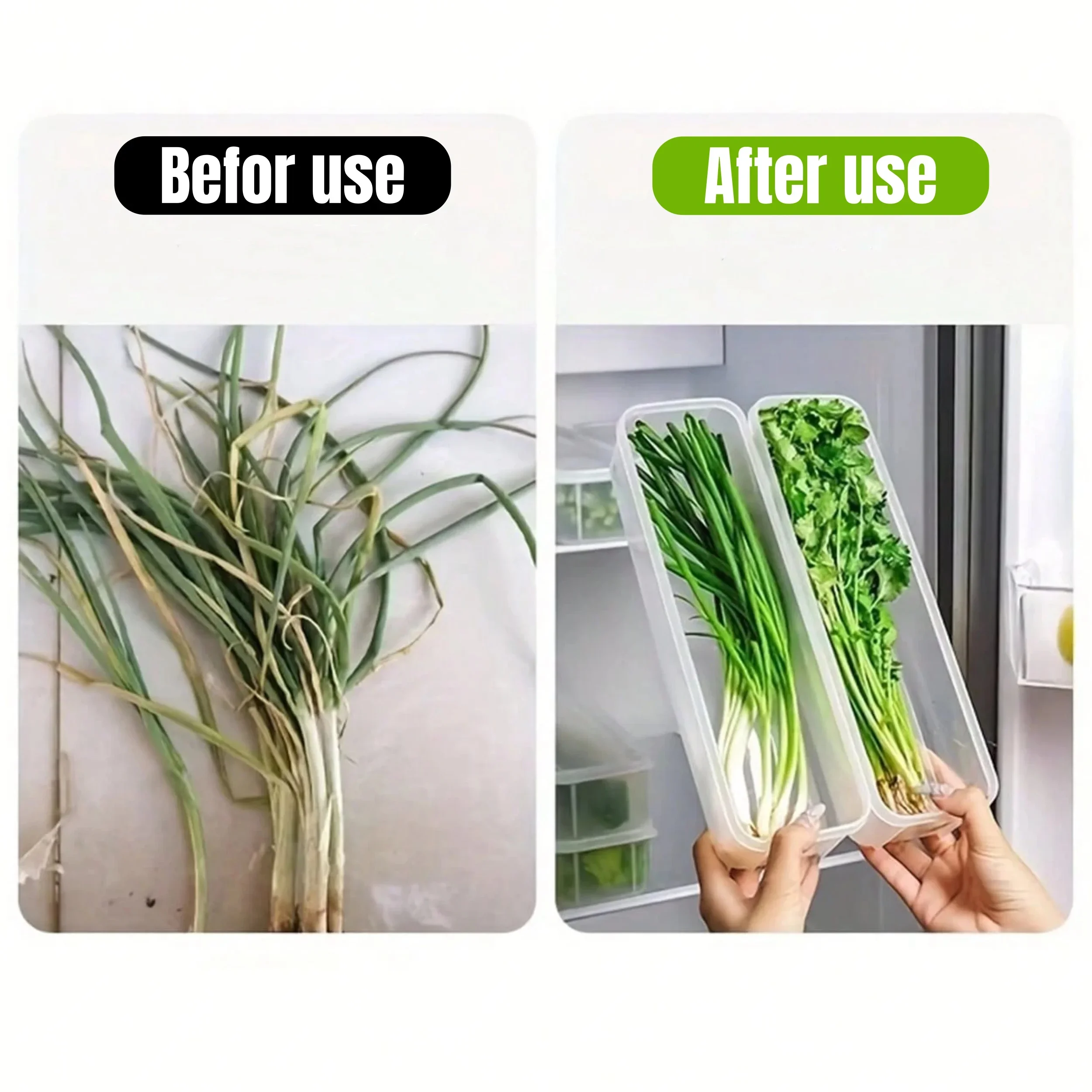 1/4Pcs Refrigerator Storage Bo - đánh giá và giá Commercial Kitchen Utensil Organizer