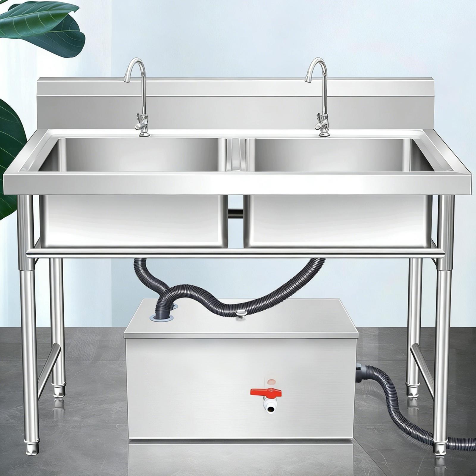 Stainless Steel Grease Trap In - đánh giá và giá Commercial Kitchen Grease Trap