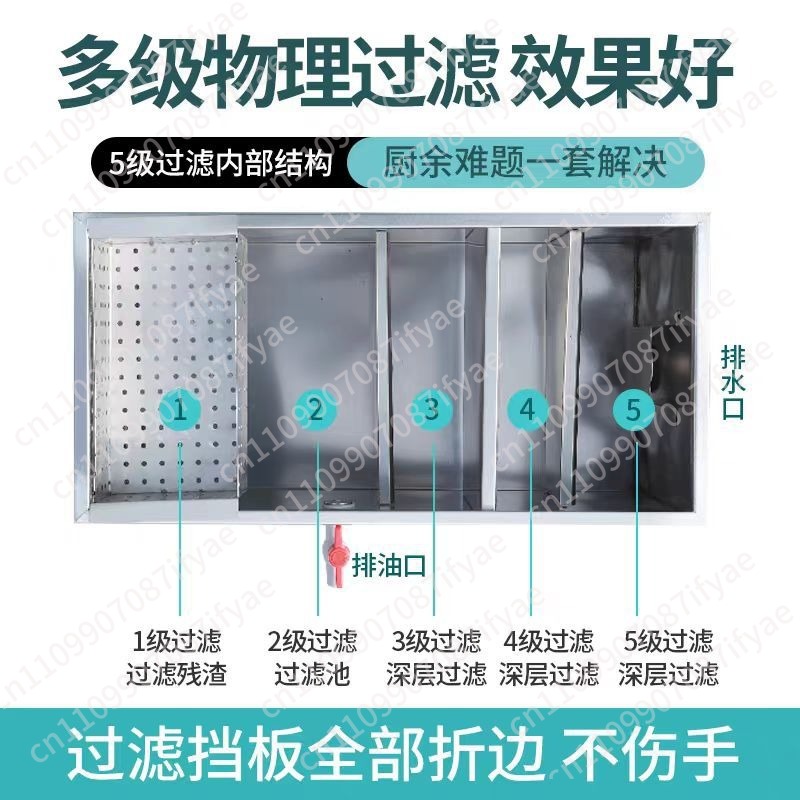 Oil-water separator Kitchen ca - đánh giá và giá Commercial Kitchen Grease Trap