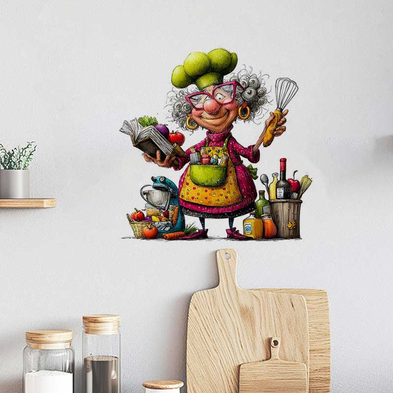 Funny Cooking Ladies Decal Sti - đánh giá và giá Commercial Kitchen Fridge