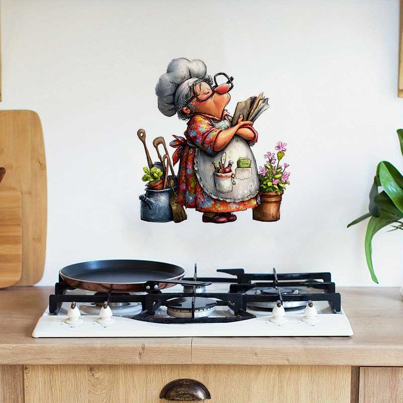 Funny Cooking Ladies Decal Sti - đánh giá và giá Commercial Kitchen Fridge