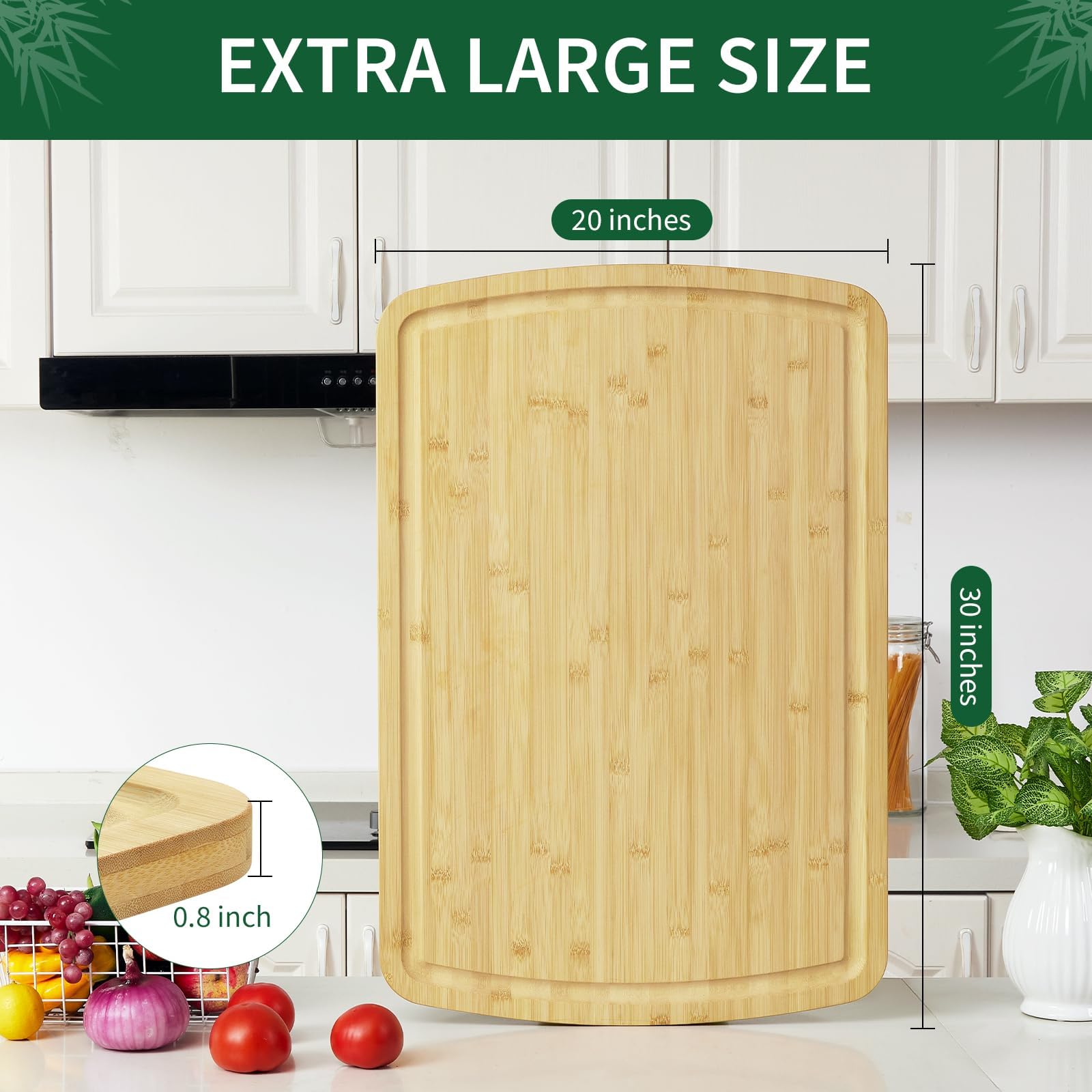 30x20 Inch Large Bamboo Cuttin - đánh giá và giá Commercial Kitchen Deep Cleaning